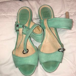 Frye Turquoise Wedges